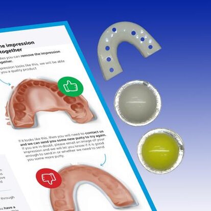 Gebitsafdruk Garantieset Knarsbitje.com