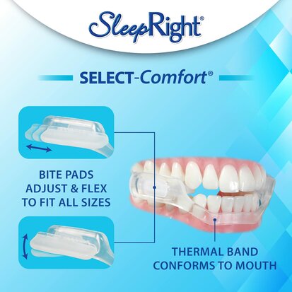 SleepRight Select-Comfort Knarsbitje-instelbaar