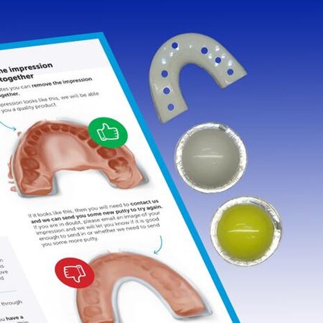 Gebitsafdruk Garantieset Knarsbitje.com